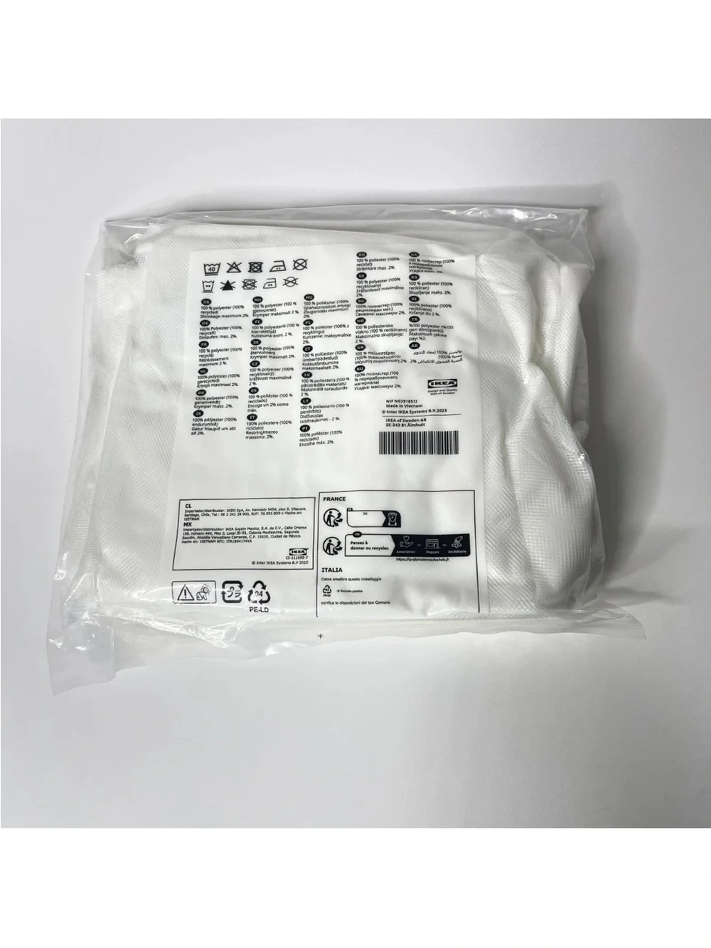 IKEA LILL 2 White Sheer Net Curtains 280x300cm NEW